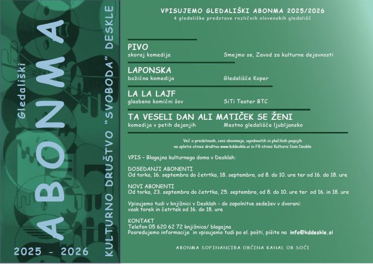 ABONMA 2025 – 2026